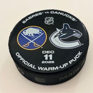 Sabres Vs Canucks Warm Up Puck Dec 11 2025 “Quinn Hughes Last Game As A Canuck”